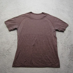 Lululemon Shirt Mens L Red Metal Vent Tech Running Training Performance - Picture 1 of 11