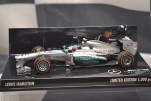 MINICHAMPS /F1 2013 MERCEDES AMG-F1 W04 - LEWIS HAMILTON - 1/43 SCALE MODEL CAR - Picture 1 of 7