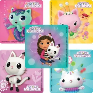 Gabby's Dollhouse Stickers x 5 Party Supplies Birthday Loot Bag Ideas Cats Kitty - Picture 1 of 6
