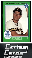 Jeff Osborne 1989 Grand Slam South Atlantic League All-Stars #46 Augusta Pirates