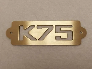 BMW K75 logo emblema in ottone 80mm - Imagen 1 de 4