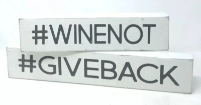 Decoración de cocina blanca granja en mal estado rústico vino madera pintada ÚNICO EN SU CLASE #WineNot Foto 1 de 4