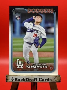 2024 Topps #553 Yoshinobu Yamamoto (RC) X2 - Imagen 1 de 2