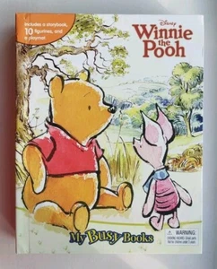 Winnie the Pooh My busy books storybook 10 figurines and a playmat full set - Picture 1 of 6