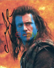 Réimpression photo dédicacée Mel Gibson Braveheart signée 8x10