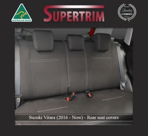 Rear seat covers fit Suzuki Vitara 100% waterproof premium neoprene - Bild 1 von 11