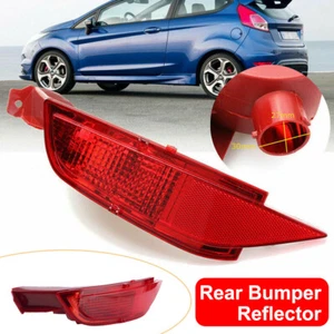 Rear Reflector Lights For 2009-2015 Ford Fiesta Hatchback Tail Brake Fog Lamp - Picture 1 of 15
