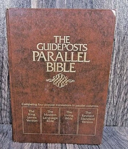 VTG 1973 The Guideposts Parallel Bible Hardcover KJV Modern Language Living RSV - Picture 1 of 6