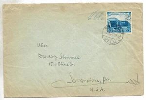 ALEMANIA a EE. UU. Cubierta CENSURADA 1941 - Imagen 1 de 2