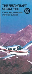 Aircraft Brochure - Beechcraft - Sierra 200 - 1974/78 2 items - N2501L (B574) - Picture 1 of 2