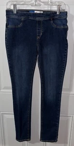 Old Navy Jeans Girls Youth XXL (18) Blue Pull On Skinny Stretch Med Wash Denim - Picture 1 of 6