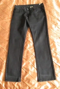 TAKKO FASHION C.I.C DAMEN JEANS STRAIGHT FIT MAXI BLACK USED SCHWARZ GR. 44 XXL  - Bild 1 von 8