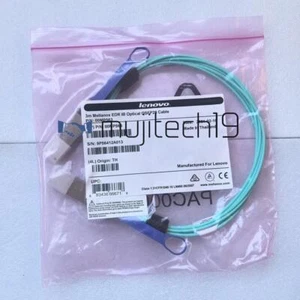 Nuevo cable de fibra EDR IB uno a uno Lenovo/Mellanox100G 3m QSFP28 00MP563 - Imagen 1 de 6