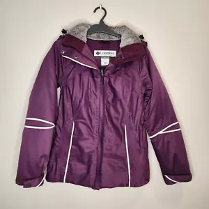Columbia womans jacket size XS purple in color in good pre-owned condition. - Picture 1 of 13