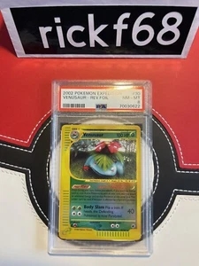 2002 POKEMON EXPEDITION 30 VENUSAUR-REV.FOIL PSA 8 - Picture 1 of 2