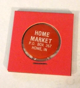 25 Cent - Red Token - Food Stamp Credit - Home Market - Howe, IN - Picture 1 of 2