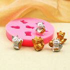 Chinese New Year Lucky Cat Biscuit Cutters Fondant Cookies Embosser Mold