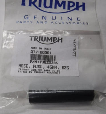OEM TRIUMPH DAYTONA BONNEVILLE ROCKET SPRINT FUEL PUMP HOSE T3620395 V23-27G - Изображение 1 из 3