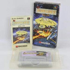 POPULOUS Super Famicom Nintendo 2235 sf - Picture 1 of 12