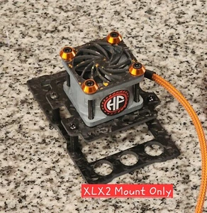 Castle XLX2 8s High Power 4s 40mm RC Cooling Fan Mount Carbon Fiber ARRMA LOSI - Picture 1 of 5