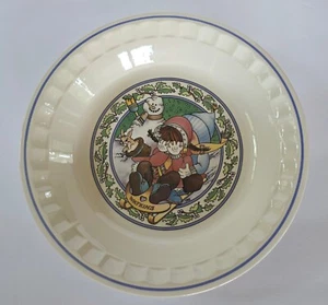 Vtg Watkins Country Kids Collector Pie Plate 'Snow Magic' Unused In Box #6227 - Picture 1 of 8