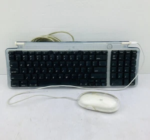 Vintage 1999 Apple Keyboard Teal Blue M2452 Working With Apple Mouse M5769 - Picture 1 of 7