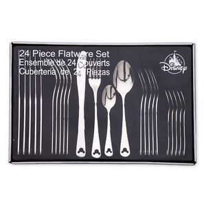 Disney Mickey Mouse Symbol Edelstahl 24-teiliges Besteckset - Bild 1 von 4