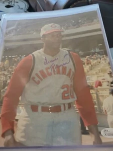 Frank Robinson Cincinnati Reds Autographed 8x10 Photo Jsa Certified - Picture 1 of 3