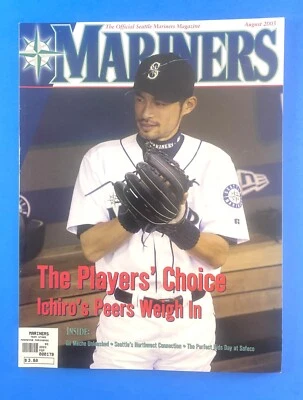 ICHIRO SUZUKI 2003 Seattle Mariners Game Program / 2025 Baseball Hall of Fame - Image 1 of 4