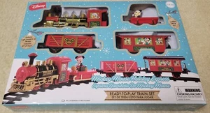 MICKEY MOUSE DISNEY HOLIDAY EXPRESS ZUG SET 12-TEILIGES SET - Bild 1 von 2