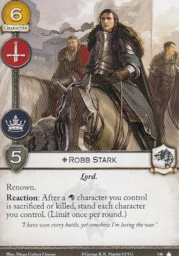 3 x Robb Stark AGoT LCG 2.0 Game of Thrones Core set 146 - Image 1 of 1