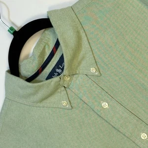 🌟Ralph Lauren 🌟Men's Light Green Oxford Button Down Size XLT Shirt Excellent - Picture 1 of 8