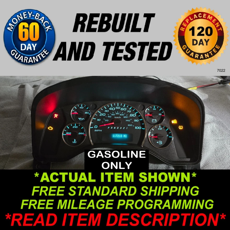 Chevy Express GMC Savana Gauge Cluster 2008-2010 Foto 1 de 4