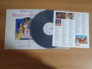 BEAUTY AND THE BEAST OST 1991 Korea Orig LP Insert Celine Dion NM - Picture 1 of 6
