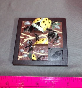 1993 DAMERT 3D PUZZLE 8 PIECE BEETLE RARE FIND SLIDING PUZZLE 4x4” VERY NICE - Picture 1 of 2