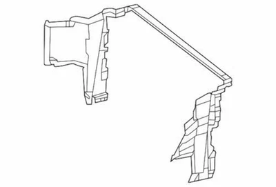 Nuevo deflector superior soporte radiador original Mercedes-Benz OE 1725050130 Foto 1 de 4