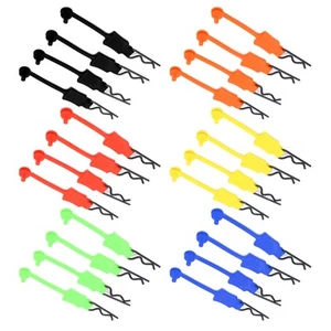 4Pcs 1/10 RC Car Clips Pins Iron Material for ARRMA Axial SCX10 Traxxas TRX4 D90 - Picture 1 of 12