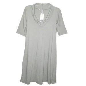 Prairie Underground Falconet Kleid Gr. L grau Bio Baumwolle Freizeit minimalistisch - Bild 1 von 15