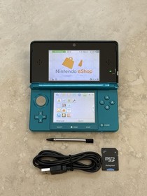 Nintendo 3DS Console Blue Edition With Charger US SELLER Near Mint