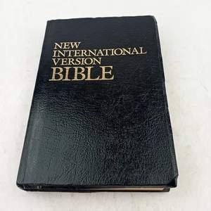 Heilige Bibel Neue Internationale Version 1986 NIV mit Hilfe Zondervan Roter Buchstabe - Bild 1 von 9