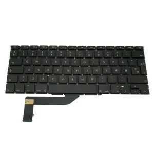 New Denmark Danish Keyboard For Macbook Pro Retina 15" A1398 2012 2013 2014 2015 - Picture 1 of 4