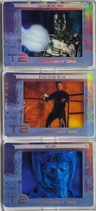 Terminator 2 Movie FilmCardz Ultra-Rare Metal Chase Card Set UR1-UR3