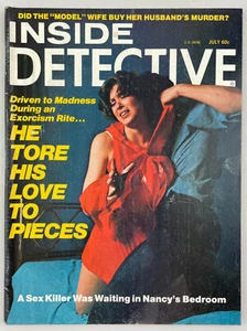 Inside Detective Magazine, July 1975, Vintage True Crime Stories, Pulp - Picture 1 of 4