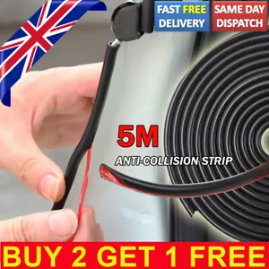 5M Car Door Boot Edge Protector Strip Trim U Shape Guard Seal Rubber Black lll - Picture 1 of 17