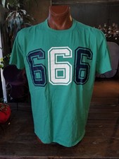 666 dusty teal 2XL t-shirt, The number of the Beast in Book of Revelation