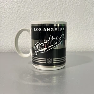 Vintage 1990's Los Angeles Raiders Ceramic NFL Coffee Mug Raiders Logo Papel - Picture 1 of 7