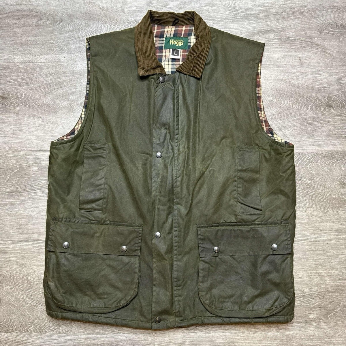 Whatbaron Limited Wool Half Coat Cotton Outer Shell Waistcoats for