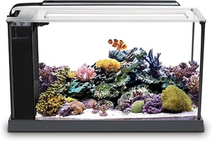 Saltwater Fish Tank Aquarium Kit Black 5gal - Picture 1 of 6