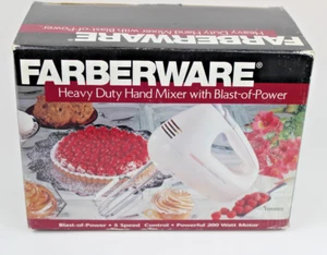 Farberware Heavy Duty Hand Mixer with Blast-of-Power FHM005 NIB - Picture 1 of 4