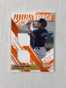 TRENT GRISHAM 2019 Elite Prospect RED PARALLEL DUAL RC GU JERSEY /149! HUGE SALE - Picture 1 of 3